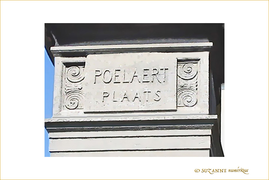 Plaque Place Poelaert