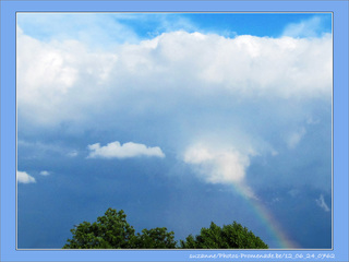 Arc-en-ciel sur Bruxelles - 24 juin 2012