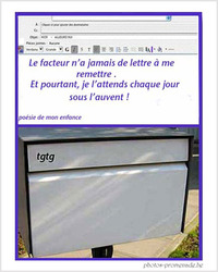 Le vol du courrier - Pralinette