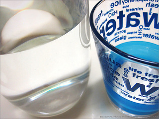 Les m'eaux bleues�! 