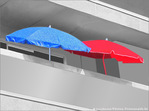 Parasols en Rose et Bleu -- 12/07/09