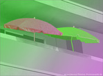 Ombre sur terrasse en Vert et Mauve -- 09/07/09