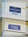 Plaque Rue Baron Horta -- 29/05/09