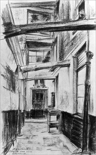 Impasse rue de la Chapelle en 1939 -1-